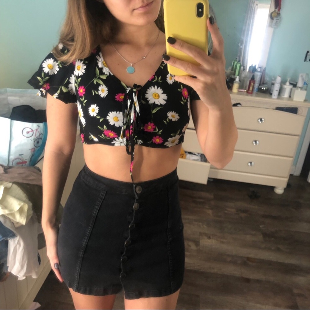 Floral Crop Top